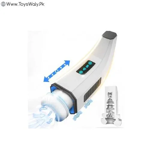  Vibration Male Masturbator with Retractable Design