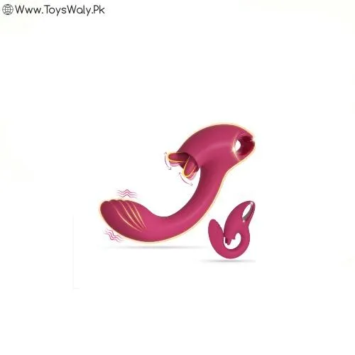 2 Tongue Clit Licker G Spot Dildo Vibrator