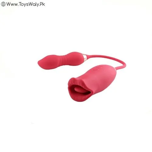 French Kissing 3 In 1 Bitting & Thrusting Vibrator