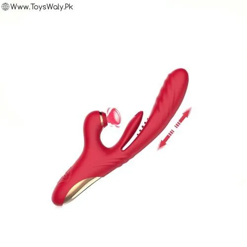 Thrusting & Suction Tongue Vibrator For Clit & G Spot