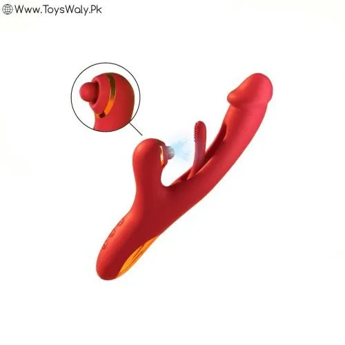 Vibrator With Flapping Vibration & Clitoral Tapping